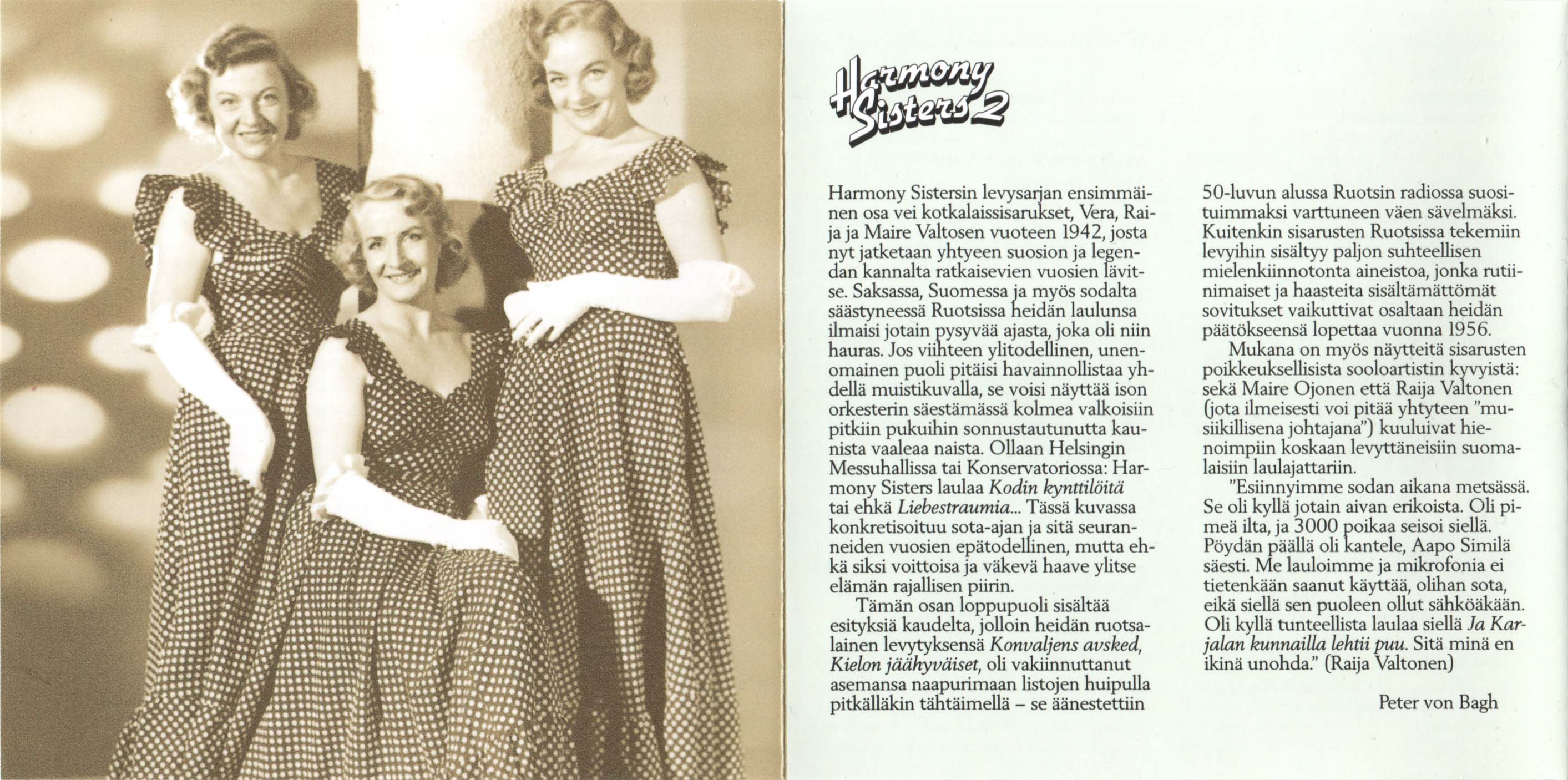 Kun on valoisaa taas 1942-1953 - Booklet 1